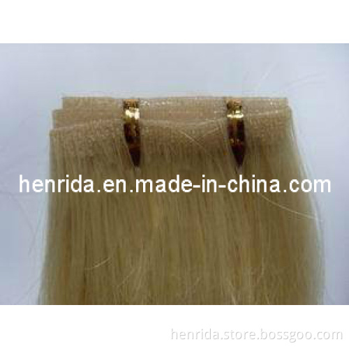 Skin Weft, PU-Weft, Tape Hair Extension, Hand-Tied Weft